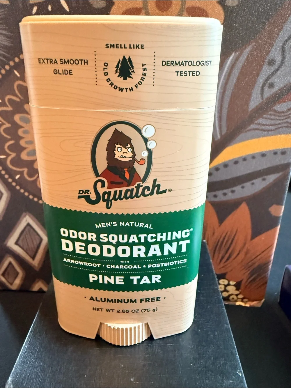 Dr. Squatch Men's Natural Pine Tar Deodorant - Green